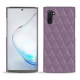 Samsung Galaxy Note10 leather cover - Lilas - Couture ( Nappa - Pantone 2645U ) 