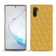 Capa em pele Samsung Galaxy Note10 - Mimosa - Couture ( Pantone 141C ) 