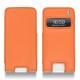 Housse cuir Apple iPhone 5 - Orange ( Nappa - Pantone 1495U ) 