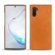 Coque cuir Samsung Galaxy Note10 - Mandarine vintage ( Pantone 165C ) 