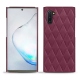 Capa em pele Samsung Galaxy Note10 - Prune vintage - Couture