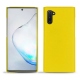 Capa em pele Samsung Galaxy Note10 - Jaune fluo
