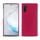 Coque cuir Samsung Galaxy Note10 - Rose fluo