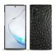 Capa em pele Samsung Galaxy Note10 - Autruche nero
