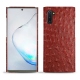 Funda de piel Samsung Galaxy Note10 - Autruche ciliegia