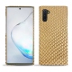 Coque cuir Samsung Galaxy Note10 - Serpent sabbia
