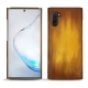 Coque cuir Samsung Galaxy Note10 - Doré Patine