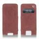Housse cuir Apple iPhone 5 - Passion vintage ( Glutton - Red ) 
