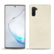 Capa em pele Samsung Galaxy Note10 - Blanc escumo