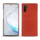 Coque cuir Samsung Galaxy Note10 - Arange clouquié