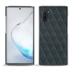 Coque cuir Samsung Galaxy Note10 - Blu marino - Couture