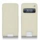 レザーケース Apple iPhone 5 - Ivoire ( Sleek P C12 - White ) 