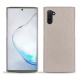 Samsung Galaxy Note10 leather cover - Taupe innocent