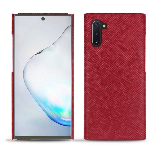 Custodia in pelle Samsung Galaxy Note10Rouge passion ( Pantone #a6192e ) 