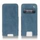 Housse cuir Apple iPhone 5 - Jean vintage ( Roughtcut - Pantone 285U  ) 