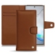 Samsung Galaxy Note10 leather case - Marron ( Nappa - Pantone 1615C ) 