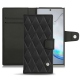 Lederschutzhülle Samsung Galaxy Note10 - Noir - Couture ( Nappa - Black ) 