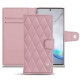 レザーケース Samsung Galaxy Note10 - Rose - Couture ( Nappa - Pantone 2365C ) 