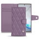 レザーケース Samsung Galaxy Note10 - Lilas - Couture ( Nappa - Pantone 2645U ) 