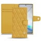 Samsung Galaxy Note10 leather case - Mimosa - Couture ( Pantone 141C ) 