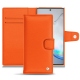 Lederschutzhülle Samsung Galaxy Note10 - Orange fluo