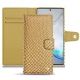 Custodia in pelle Samsung Galaxy Note10 - Serpent sabbia
