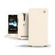 Housse cuir Sony Xperia S  - Beige ( Nappa - Pantone 7502C ) 