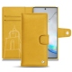 Housse cuir Samsung Galaxy Note10 - Jaune soulèu