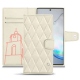 レザーケース Samsung Galaxy Note10 - Blanc escumo - Couture