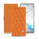 Samsung Galaxy Note10 leather case - Orange - Couture ( Nappa - Pantone 1495U ) 