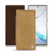 Housse cuir Samsung Galaxy Note10 - Sable vintage ( Roughtcut - Gaucho#57254 ) 