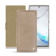 Samsung Galaxy Note10 leather case - Taupe vintage ( Pantone 7530C ) 