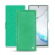 Samsung Galaxy Note10 leather case - Menthe vintage ( Pantone 562C ) 