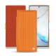 Housse cuir Samsung Galaxy Note10 - Abaca arancio