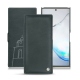 Samsung Galaxy Note10 leather case - Blu marino