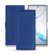 Housse cuir Samsung Galaxy Note10 - Bleu océan PU