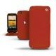 硬质真皮保护套 HTC One V  - Rouge ( Nappa - Pantone 199C ) 