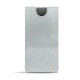 Pochette cuir Samsung Galaxy Note10 - Platinium ( Pantone 877C ) 