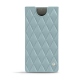 Lederschutzhülle Samsung Galaxy Note10 - Bleu ciel - Couture ( Nappa - Pantone 277C ) 