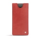 Capa em pele Samsung Galaxy Note10 - Cerise vintage ( Pantone 185C ) 