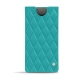 Lederschutzhülle Samsung Galaxy Note10 - Bleu fluo - Couture