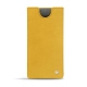 Pochette cuir Samsung Galaxy Note10 - Jaune soulèu