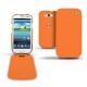 Housse cuir Samsung GT-i9300 Galaxy S III  - Orange ( Nappa - Pantone 1495U ) 