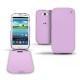 Housse cuir Samsung GT-i9300 Galaxy S III  - Lilas ( Nappa - Pantone 2645U ) 