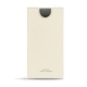 Pochette cuir Samsung Galaxy Note10 - Blanc PU