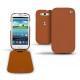 Housse cuir Samsung GT-i9300 Galaxy S III  - Marron ( Nappa - Pantone 1615C ) 