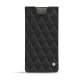 가죽 커버 Samsung Galaxy Note10+ - Noir - Couture ( Nappa - Black ) 