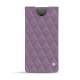 Capa em pele Samsung Galaxy Note10+ - Lilas - Couture ( Nappa - Pantone 2645U ) 