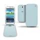 Housse cuir Samsung GT-i9300 Galaxy S III  - Bleu clair ( Nappa - Pantone 277C ) 