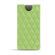 Funda de piel Samsung Galaxy Note10+ - Vert olive - Couture ( Nappa - Pantone 578U ) 